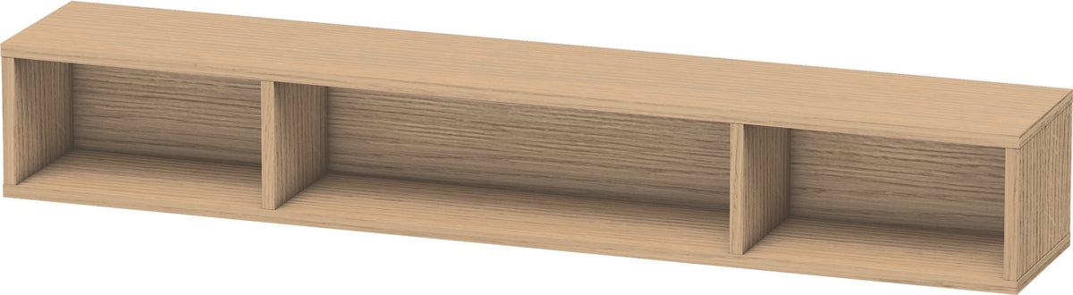 DURAVIT L-Cube Regalelement 800 mm, 3 Fächer, betongrau matt, wandhängend