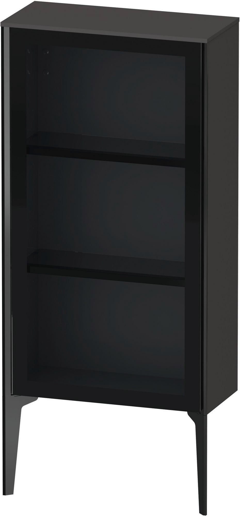 DURAVIT XViu Halbhochschrank, 500 mm, Parsolglas, Tip-On, Soft-Close, wandhängend