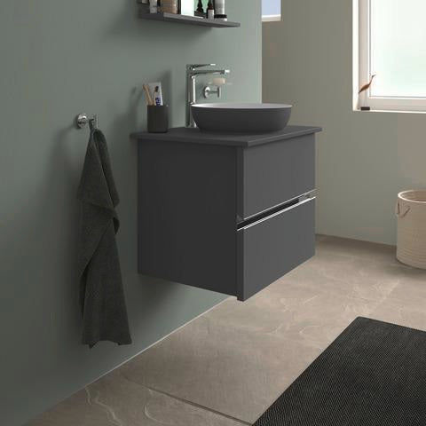 DURAVIT Sivida Waschtischset 680x500mm mit Konsole – Weiß, Aufsatzbecken, medizinische Ausführung