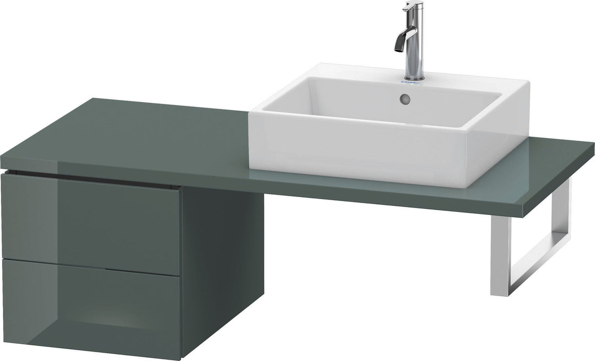 Duravit L-Cube Unterschrank für Konsole 400x420x548 mm, 2 Schubkästen, Amerik. Nussbaum