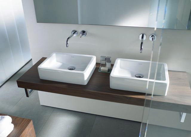 Duravit Vero Aufsatzbecken 600 mm weiß geschliffen ohne Überlauf ohne Hahnloch