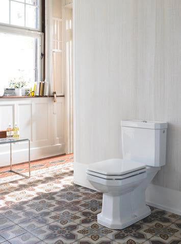 DURAVIT WC-Sitz Serie 1930 mit Absenkautomatik und Edelstahl-Scharnieren, weiß, Duroplast