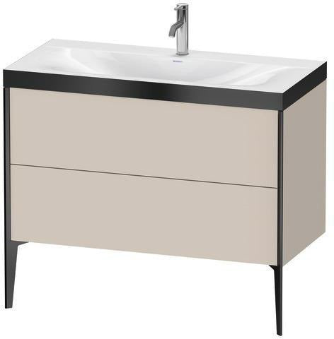 Duravit XViu Möbelwaschtischset 1000 mm mit Unterschrank und Viu Waschtisch