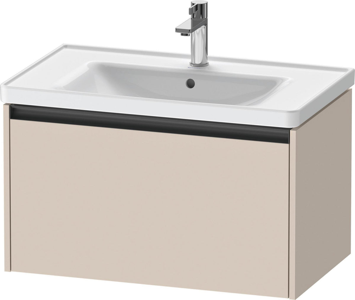 DURAVIT Ketho.2 Waschtischunterbau 784 mm betongrau matt, wandhängend, 1 Auszug
