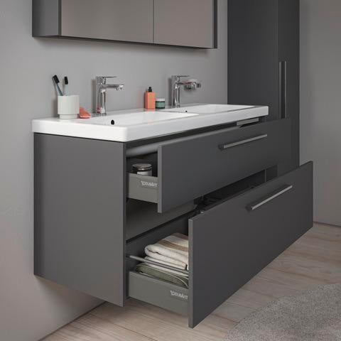 DURAVIT D-Code 2.0 Waschtischunterbau 1184 mm mit Schubkasten und Soft-Close in Weiß Matt