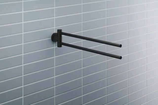 DURAVIT D-Code Handtuchhalter 2-armig schwenkbar 447 mm Chrom