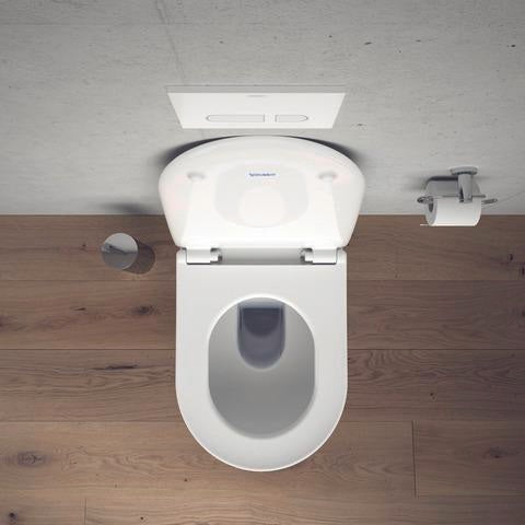 Duravit Soleil by Starck WC-Sitz Weiß Duroplast mit Edelstahl-Scharnier, abnehmbar