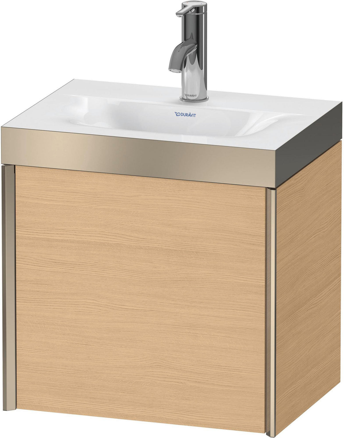 DURAVIT XViu Waschtischunterbauset c-bonded 460 mm Eiche Natur mit 1 Tür