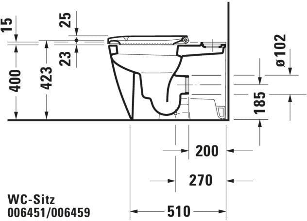 DURAVIT WC-Sitz Happy D.2 Anthrazit matt mit Absenkautomatik und Edelstahl-Scharnieren