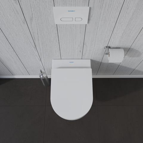 DURAVIT ME by Starck Wand-WC Tiefspüler 540 mm Weiß Seidenmatt mit HygieneFlush und DuraShield