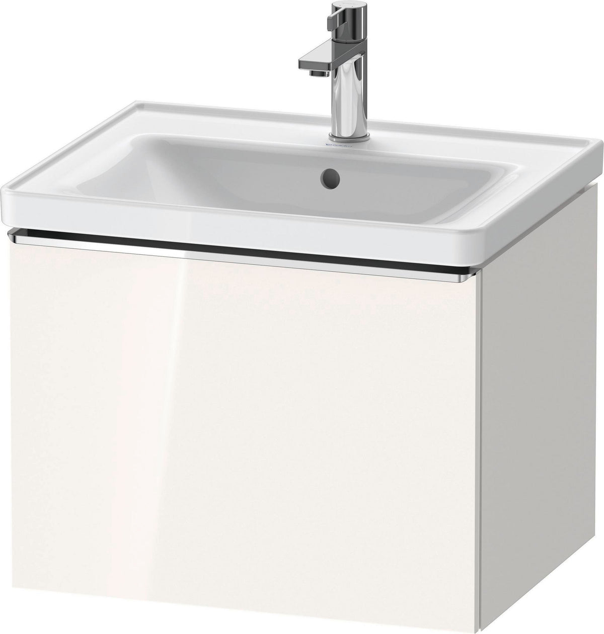 DURAVIT D-Neo Waschtischunterbau 584 mm betongrau matt mit 1 Auszug und Soft-Close