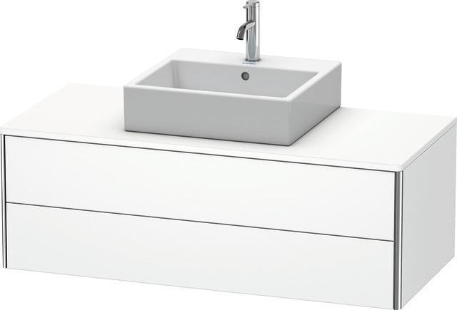 Duravit XSquare Waschtischunterbau 1200 mm mit 2 Schubkästen in Steingrau Matt