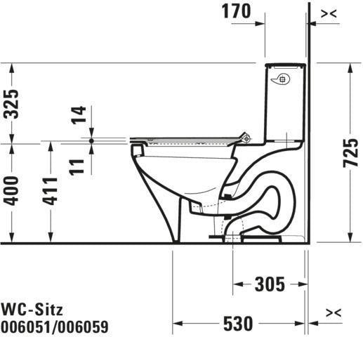DURAVIT DuraStyle WC-Sitz mit SoftClose – Weiß, Edelstahl-Scharniere, Absenkautomatik, antibakteriell