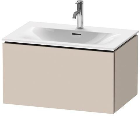 Duravit L-Cube Waschtischunterbau 720 mm taupe supermatt mit Tip-On-Technik