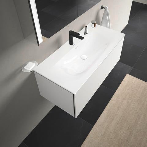 Duravit Viu Möbelwaschtisch 1030 mm Weiß mit Überlauf und Hahnlochbank