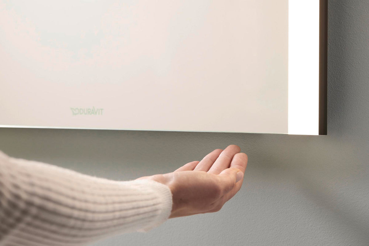 Duravit XSquare Spiegel 450x800mm chrom mit LED-Beleuchtung und Dimmfunktion