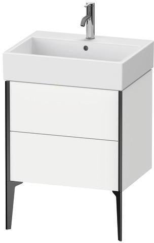 DURAVIT Waschtischunterbau XVIU 584 mm Nussbaum mitte matt für Vero Air – Badmöbel