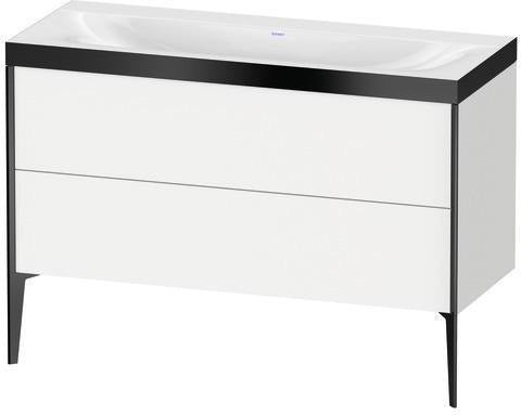 Duravit Möbelwaschtischset XVIU 1200x480mm Chaos mit Unterbau und Raumsparsiphon