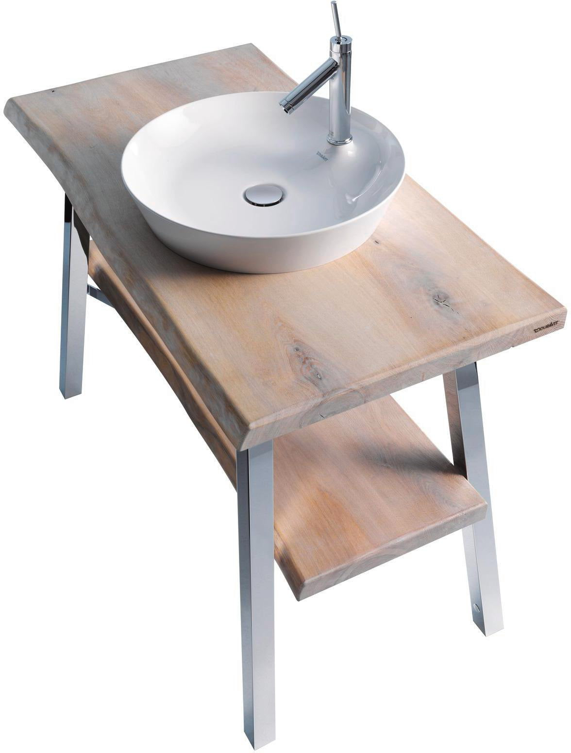 DURAVIT Cape Cod Aufsatzbecken 480 mm, Weiß Seidenmatt, mit Armatureninsel, ohne Überlauf