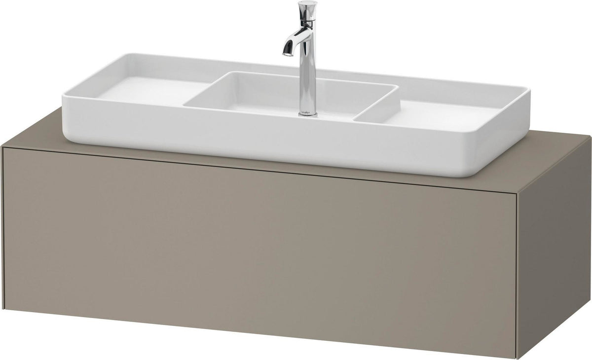 DURAVIT White Tulip Konsolen-Waschtischunterbau 1300 mm, wandhängend, weiß seidenmatt, 1 Auszug