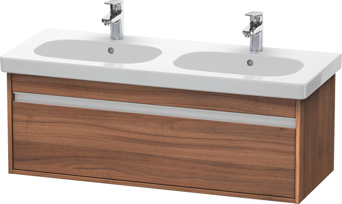 Duravit Ketho Waschtischunterbau wandhängend 1150 mm basalt matt mit 1 Auszug