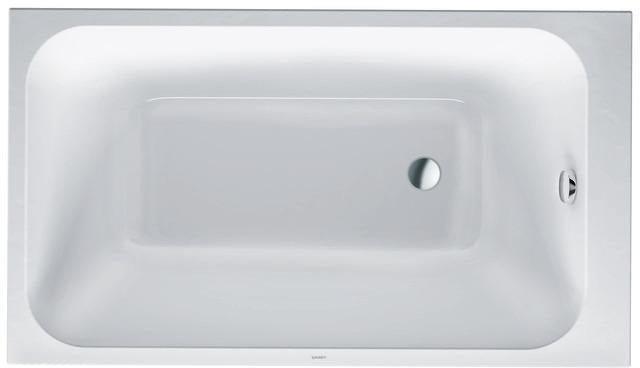 DURAVIT DuraStyle Rechteck-Badewanne 1400x800mm weiß Acryl Einbauwanne