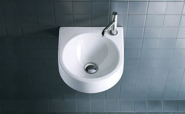 DURAVIT Waschtisch Architec 575 mm weiß, wandhängend, 1 Hahnloch links, ohne Überlauf