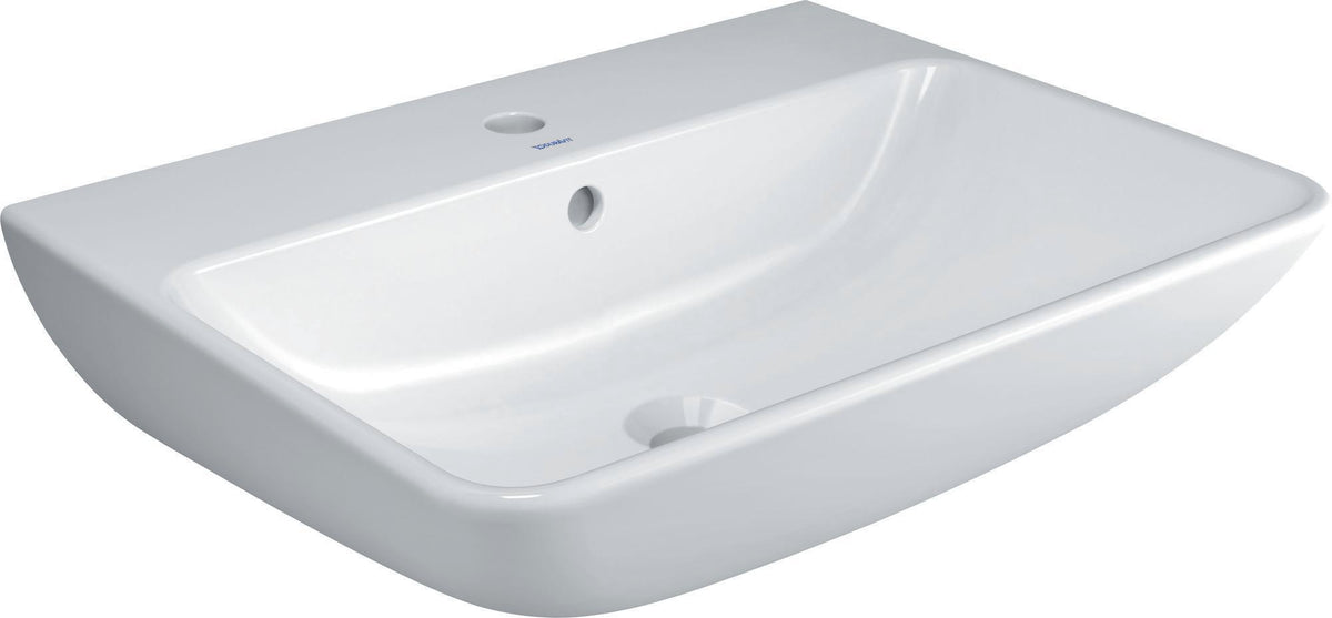 Duravit Waschtisch ME by Starck 600 mm mit Überlauf, 3 Hahnlöchern, weiß