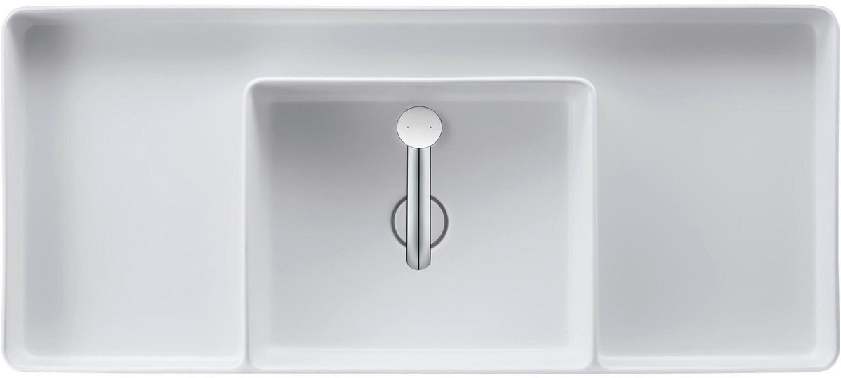 DURAVIT White Tulip Einhebel-Waschtischmischer L Chrom ohne Zugstange, 140 mm Ausladung