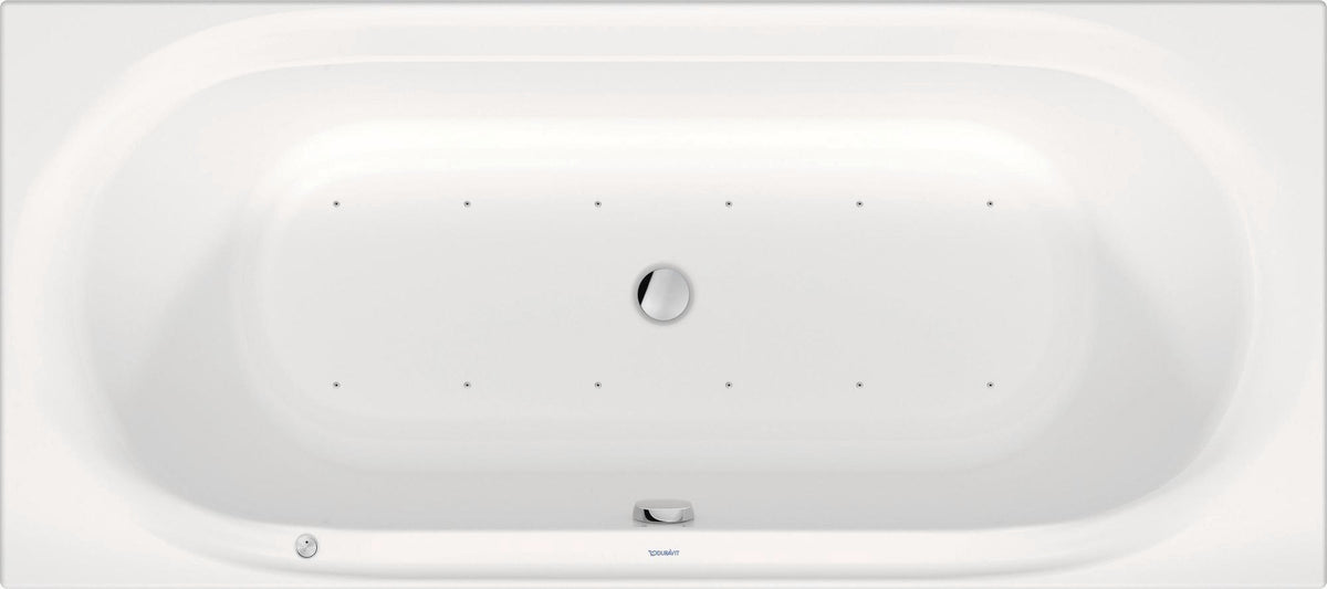DURAVIT Soleil by Starck Whirlwanne 1800 x 800 mm Einbau mit Air-System und 2 Rückenschrägen in Weiß