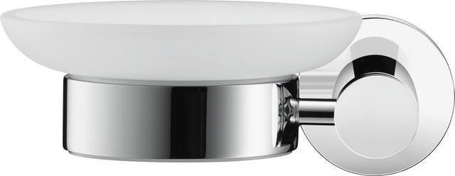 Duravit D-Code Seifenschale links Chrom – Wandmontage mit Befestigungsmaterial