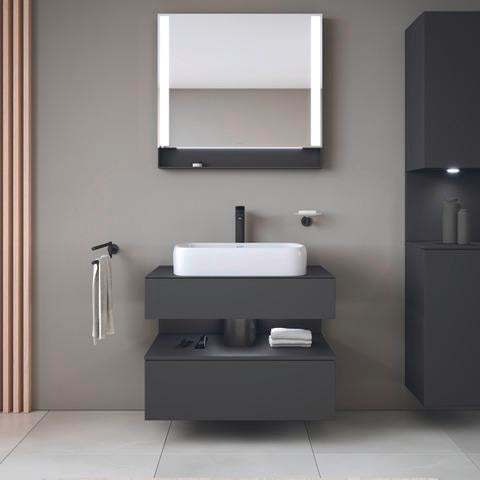 DURAVIT Wave Einhebel-Waschtischmischer XL Bronze Gebürstet ohne Zugstange