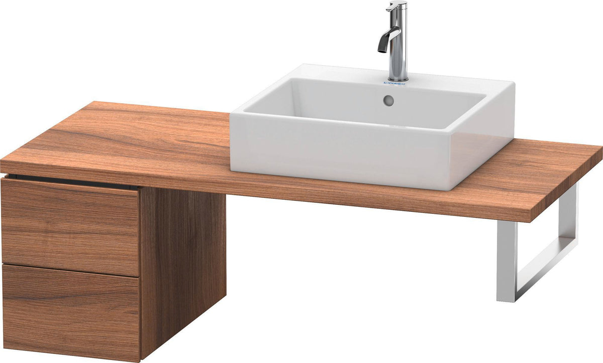 DURAVIT L-Cube Unterschrank 400x320x548mm Weiß Matt mit 2 Schubkästen und Tip-on-Technik