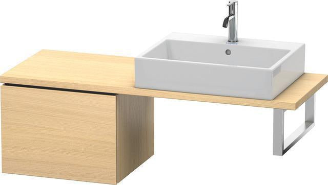 Duravit L-Cube Konsolenunterschrank 520 mm amerikanisch Nussbaum mit Tip-On-Technik