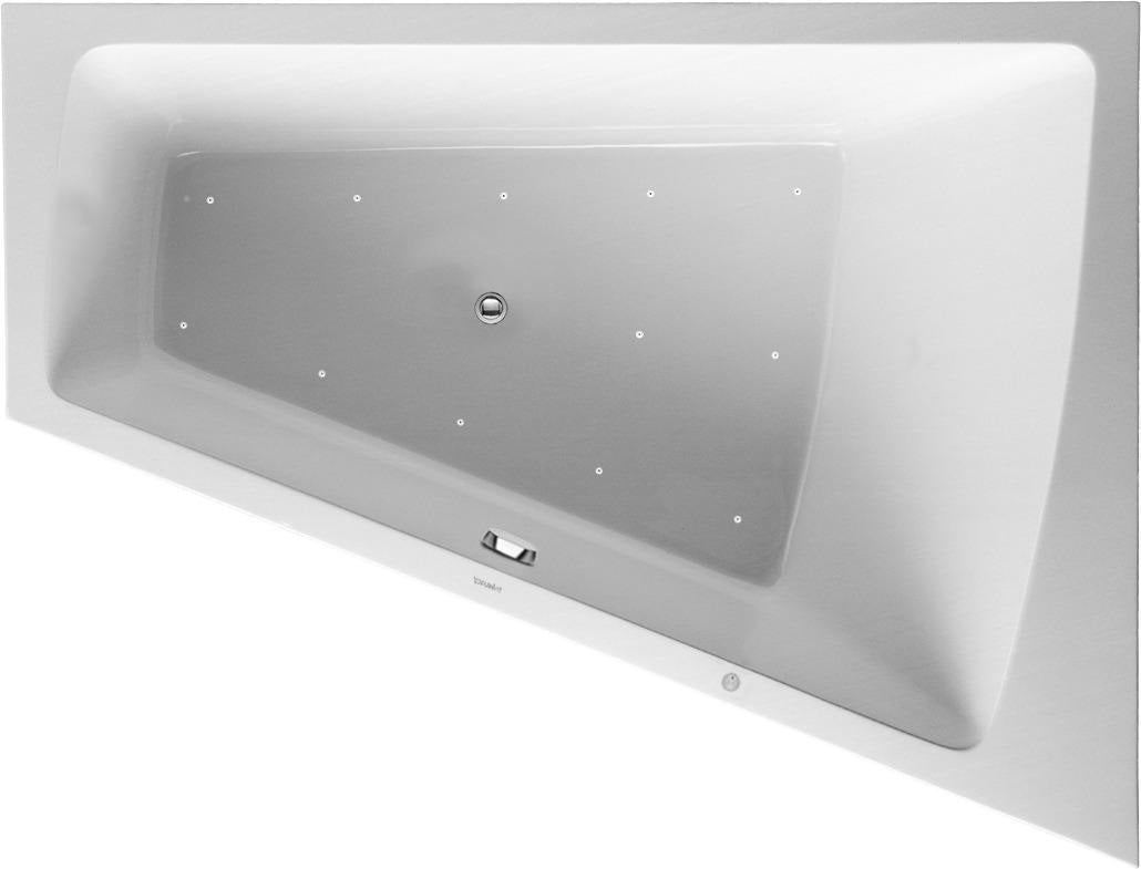 DURAVIT Paiova Whirlwanne 1800x1400 mm mit Air-System, weiß, Einbau, Ecke rechts