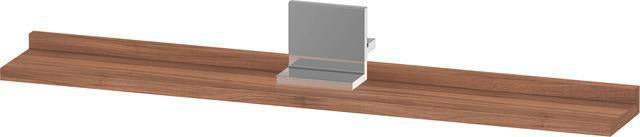 DURAVIT Sivida Spiegelablage 800x115x35mm Chrom/Weiß Matt – Montage unter Spiegel inkl. Befestigungsmaterial
