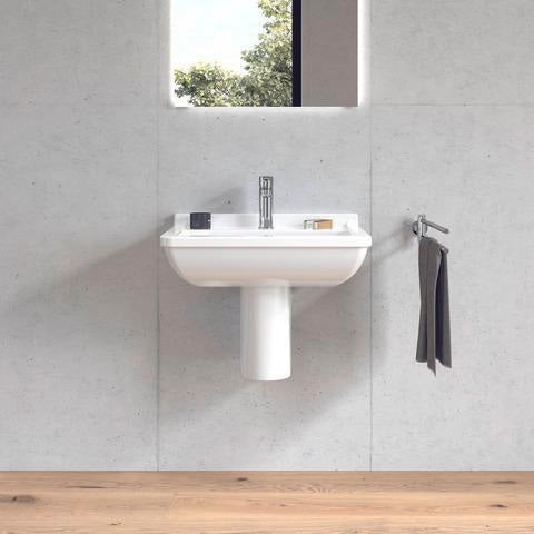 Duravit Halbsäule Starck 3 von Philippe Starck – Keramik, weiß, 315x170x320 mm
