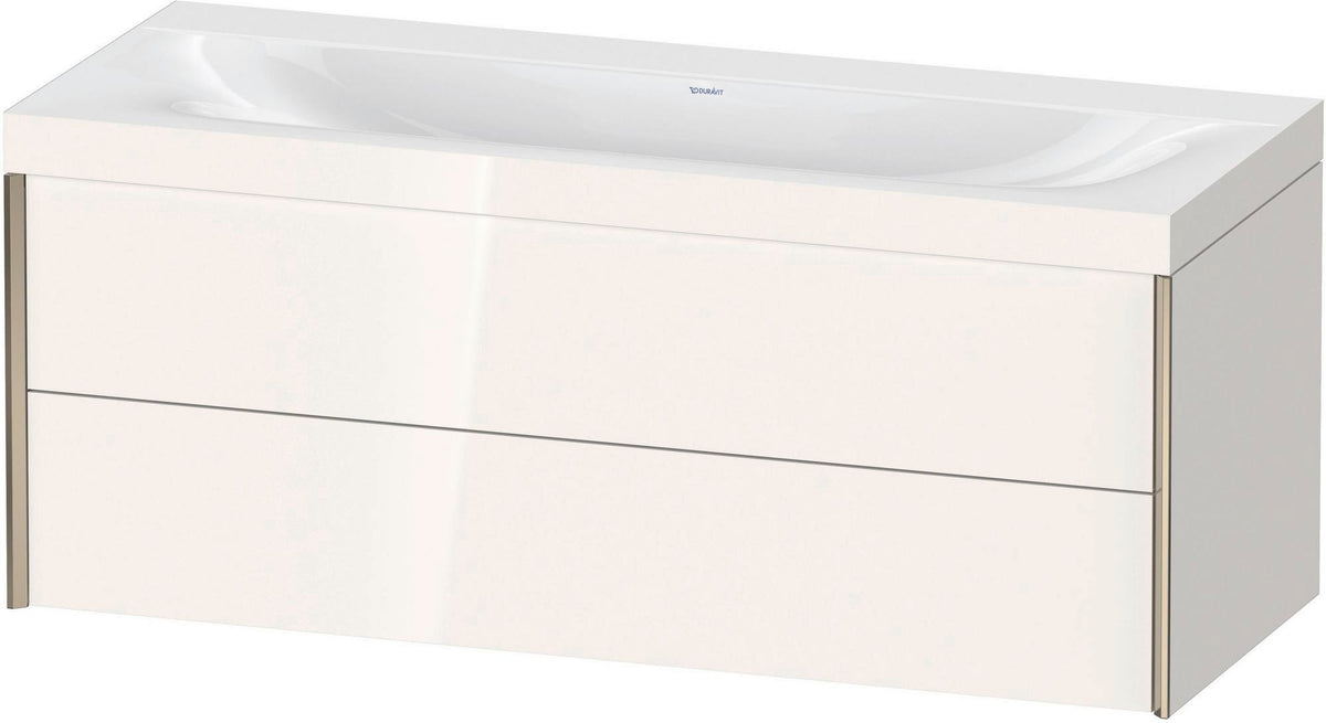 DURAVIT XViu c-bonded Waschtischunterbauset 1200 mm wandhängend mit 2 Schubkästen
