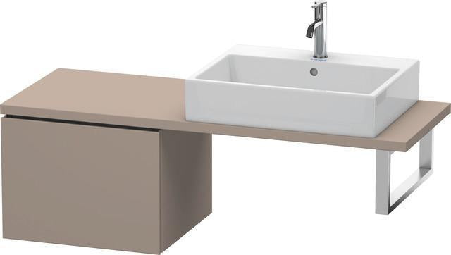 Duravit L-Cube Konsolenunterschrank 520 mm amerikanisch Nussbaum mit Tip-On-Technik