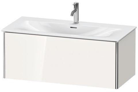 Duravit Waschtischunterbau XSquare 1010 mm weiß matt mit Auszug und Tip-On-Technik