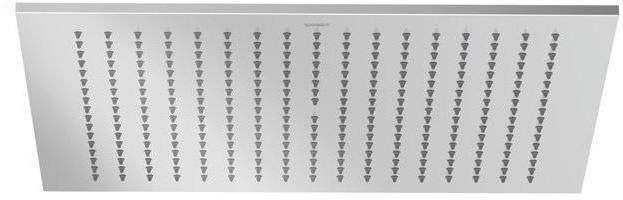 DURAVIT Kopfbrause 240x240 mm Schwarz Matt – Rechteckig, Verstellbar, Antikalk