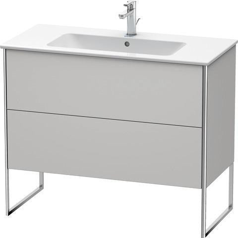 Duravit XSquare Waschtischunterbau 1010 mm mit 2 Auszügen, s-matt, Eiche Ahorn, Midi