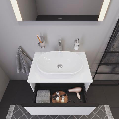 DURAVIT Licht & Spiegel Wandspiegel 600x700mm beleuchtet mit Schalter IP44