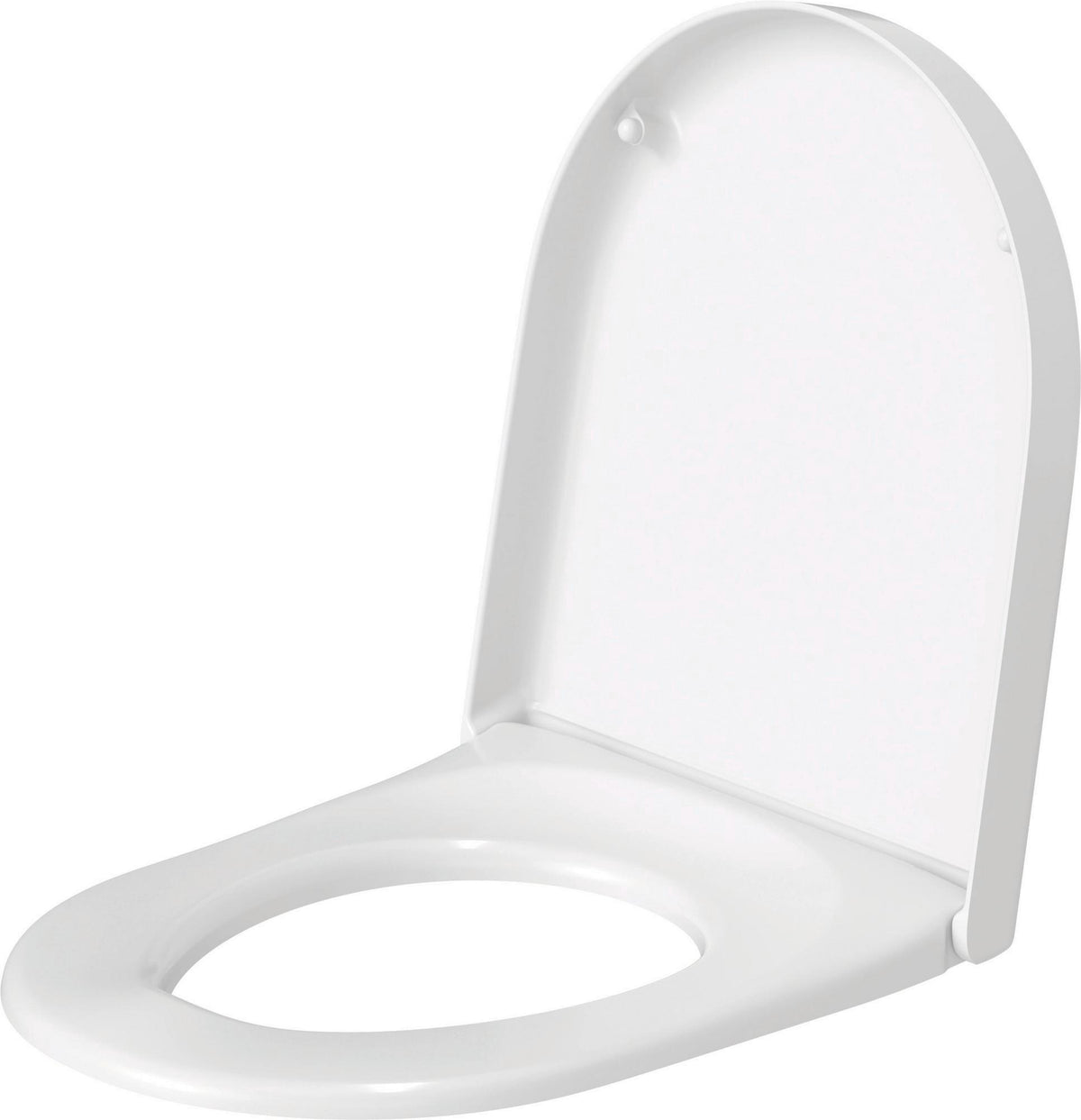 DURAVIT WC-Sitz Universal Duroplast weiß ohne Absenkautomatik mit Edelstahl-Scharnieren