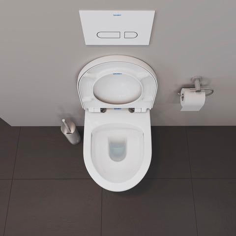Duravit No.1 Stand-WC 480 mm spülrandlos mit HygieneGlaze, weiß