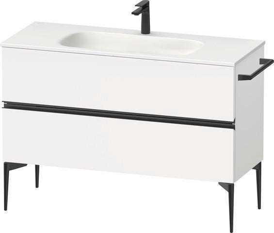 DURAVIT Sivida Waschtischunterbau 1210 mm Eiche mit 2 Schubkästen und Soft-Close