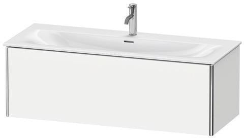 Duravit XSQUARE Waschtischunterbau 1210 mm, 1 Auszug, weiß matt, wandhängend, für Viu