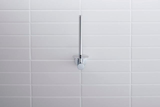 DURAVIT D-Code Ersatzrollenhalter Chrom – Wandmontage, 1 Rolle, verchromt