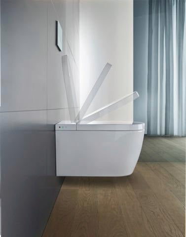 DURAVIT SensoWash Starck f Kompakt-Dusch-WC mit Sitzheizung, Warmluftfön und HygieneGlaze
