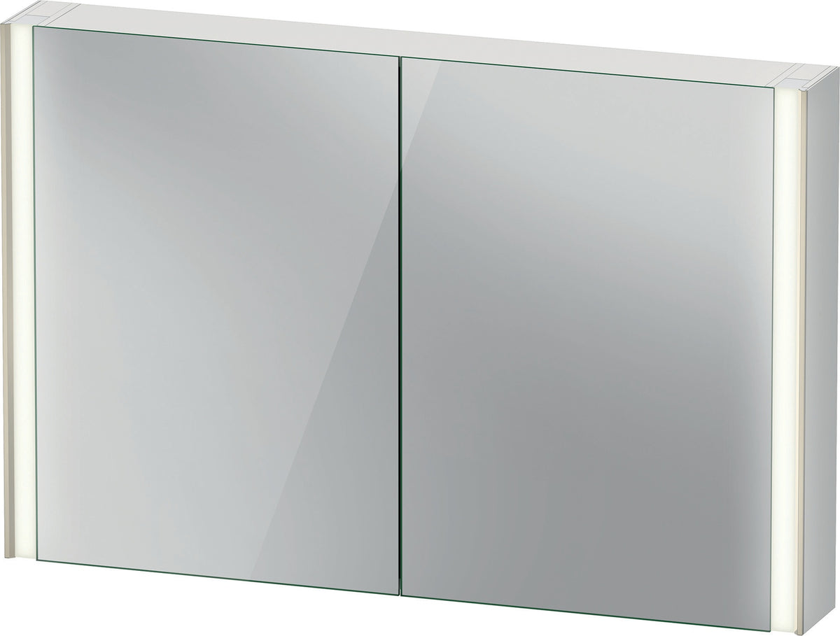 Duravit XViu Spiegelschrank 820 mm mit LED-Beleuchtung, Sensorschalter & Soft-Close